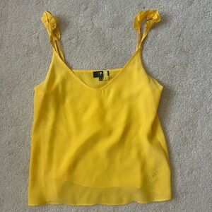 7 For All Mankind Yellow Tank Top